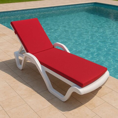 Pernă pentru șezlong, Atelier del Sofa, 535PFT1504, Rosu