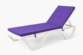 Pernă pentru șezlong, Atelier del Sofa, 535PFT1506, Mov