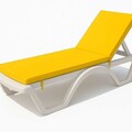 Pernă pentru șezlong, Atelier del Sofa, 535PFT1508, Galben