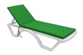 Pernă pentru șezlong, Atelier del Sofa, 535PFT1512, Verde