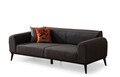 Canapea extensibila 3 locuri, Artie, 560ARE2910, Lemn de fag / PAL, Antracit