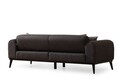 Canapea extensibila 3 locuri, Artie, 560ARE2910, Lemn de fag / PAL, Antracit