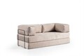 Canapea extensibila 2 locuri, Artie, 560ARE4157, Poliester, Crem