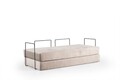 Canapea extensibila 2 locuri, Artie, 560ARE4157, Poliester, Crem