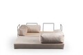 Canapea extensibila 2 locuri, Artie, 560ARE4157, Poliester, Crem