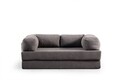 Canapea extensibila 2 locuri, Artie, 560ARE4162, Poliester, Gri