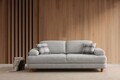 Canapea extensibila 3 locuri, Artie, 560ARE4168, Cadru: LEMN/PAL, Crem / Albastru