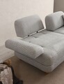 Canapea extensibila 3 locuri, Artie, 560ARE4168, Cadru: LEMN/PAL, Crem / Albastru