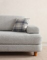 Canapea extensibila 3 locuri, Artie, 560ARE4168, Cadru: LEMN/PAL, Crem / Albastru