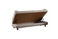 Canapea extensibila 3 locuri, Artie, 560ARE4168, Cadru: LEMN/PAL, Crem / Albastru