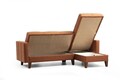Coltar, Misty, 730MST1307, Metal / Lemn, Caramiziu