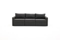 Canapea extensibila 3 locuri, Balcab Home, 825BLC4325, Lemn de brad, Antracit