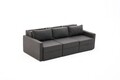 Canapea extensibila 3 locuri, Balcab Home, 825BLC4325, Lemn de brad, Antracit