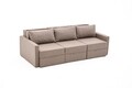 Canapea extensibila 3 locuri, Balcab Home, 825BLC4326, Lemn de brad, Maro