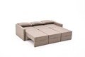 Canapea extensibila 3 locuri, Balcab Home, 825BLC4326, Lemn de brad, Maro