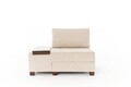 Fotoliu extensibil, Balcab Home, 825BLC4712, Lemn, Crem