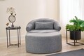 Fotoliu extensibil, Balcab Home, 825BLC4724, Poliester, Gri