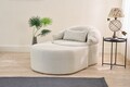 Fotoliu extensibil, Balcab Home, 825BLC4726, Poliester, Crem