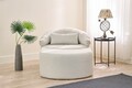 Fotoliu extensibil, Balcab Home, 825BLC4726, Poliester, Crem