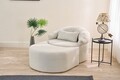 Fotoliu extensibil, Balcab Home, 825BLC4726, Poliester, Crem