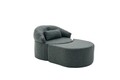 Fotoliu extensibil, Balcab Home, 825BLC4728, Poliester, Antracit