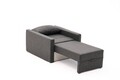 Fotoliu extensibil, Balcab Home, 825BLC4733, Lemn de brad, Antracit