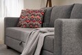 Canapea extensibila 3 locuri, Balcab Home, 825BLC5246, Lemn / MDF / PAL, Gri
