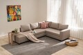 Coltar, Balcab Home, 825BLC5256, Lemn / PAL, Bej