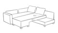 Coltar, Balcab Home, 825BLC5260, Lemn / PAL, Maro