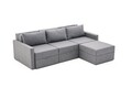 Coltar, Balcab Home, 825BLC5270, Lemn de brad, Gri