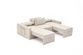 Coltar, Balcab Home, 825BLC5271, Lemn de brad, Crem