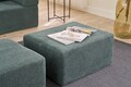Canapea extensibila 2 locuri, Balcab Home, 825BLC5404, Tesatura Chenille, Verde