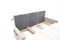 Canapea extensibila 2 locuri, Balcab Home, 825BLC5412, Lemn de brad, Gri