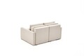Canapea extensibila 2 locuri, Balcab Home, 825BLC5413, Lemn de brad, Crem