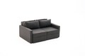 Canapea extensibila 2 locuri, Balcab Home, 825BLC5414, Lemn de brad, Antracit