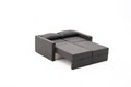 Canapea extensibila 2 locuri, Balcab Home, 825BLC5414, Lemn de brad, Antracit