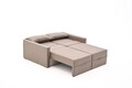 Canapea extensibila 2 locuri, Balcab Home, 825BLC5415, Lemn de brad, Maro