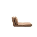 Canapea extensibila 2 locuri, Futon, 859FTN1278, Metal , Maro deschis