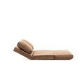 Canapea extensibila 2 locuri, Futon, 859FTN1278, Metal , Maro deschis