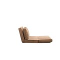 Canapea extensibila 2 locuri, Futon, 859FTN1278, Metal , Maro deschis