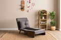 Fotoliu extensibil, Futon, 859FTN2332, 77x70x82 cm, poliester/metal , gri