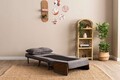 Fotoliu extensibil, Futon, 859FTN2332, 77x70x82 cm, poliester/metal , gri