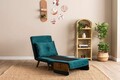 Fotoliu extensibil, Futon, 859FTN2333, Metal , Verde petrol