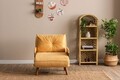 Fotoliu extensibil, Futon, 859FTN2334, 77x70x82 cm, poliester/metal , galben mustar