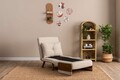 Fotoliu extensibil, Futon, 859FTN2336, 77x70x82 cm, poliester/metal , crem