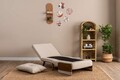 Fotoliu extensibil, Futon, 859FTN2336, 77x70x82 cm, poliester/metal , crem