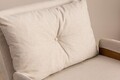 Fotoliu extensibil, Futon, 859FTN2336, 77x70x82 cm, poliester/metal , crem