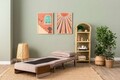 Fotoliu extensibil, Futon, 859FTN2341, 77x70x82 cm, poliester/metal , bej