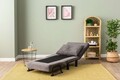 Fotoliu extensibil, Futon, 859FTN2343, Metal , Gri