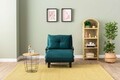 Fotoliu extensibil, Futon, 859FTN2344, Metal , Verde petrol